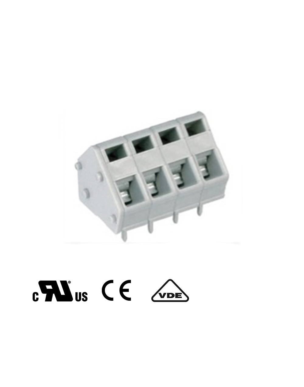 5.08mm Pitch PCB Push Type Terminal block 2~24 Position UL ,CE Approved ...
